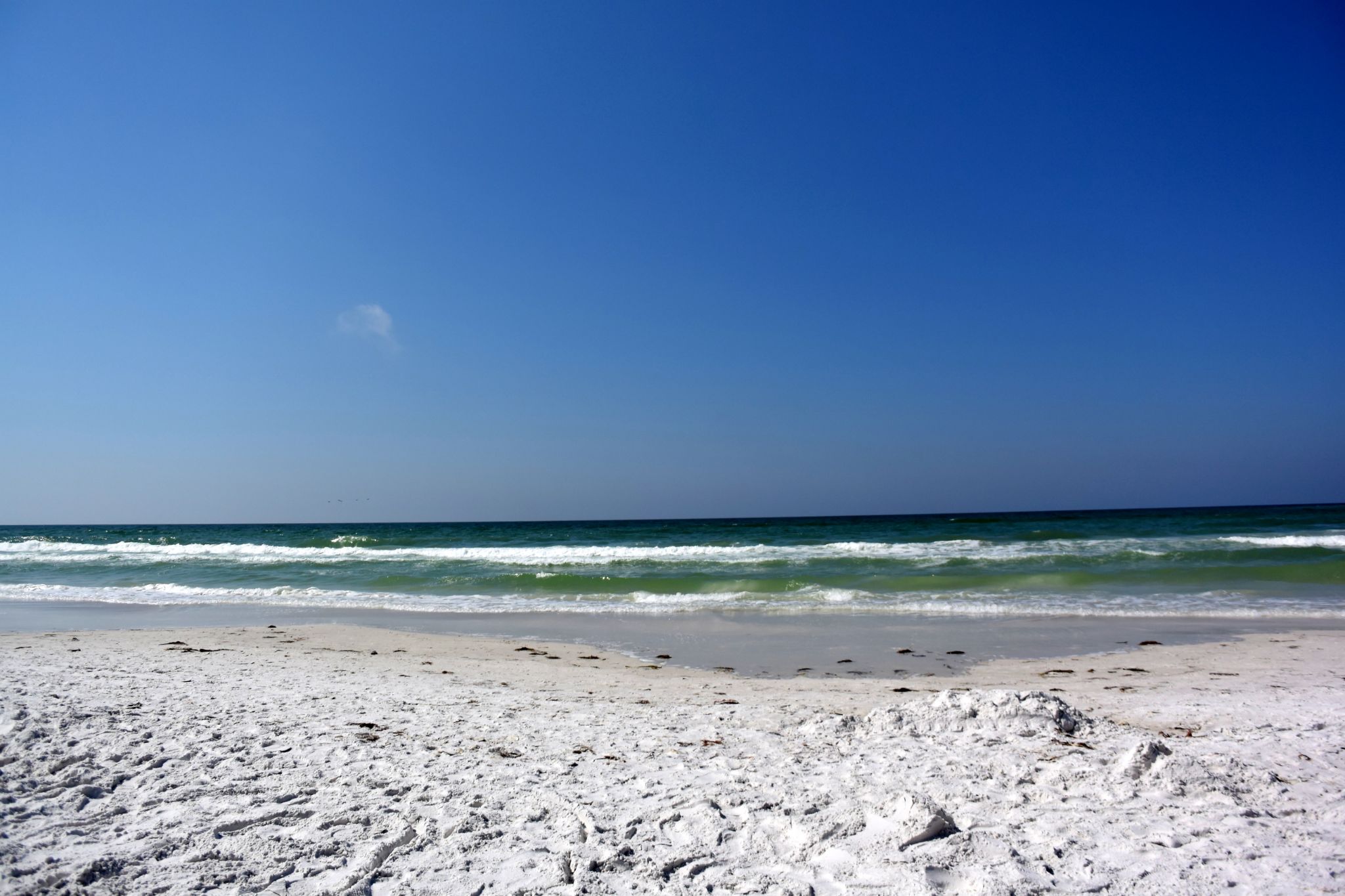 View from our beach chairs