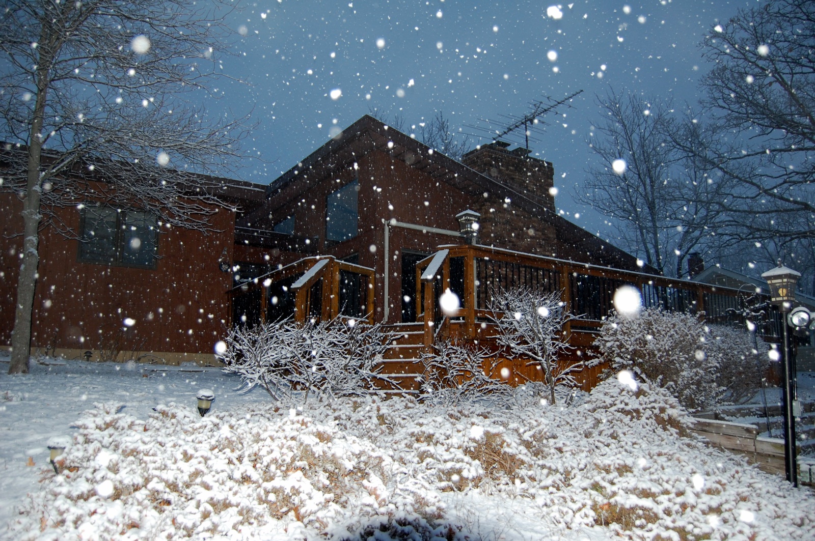 New Years Eve snowfall